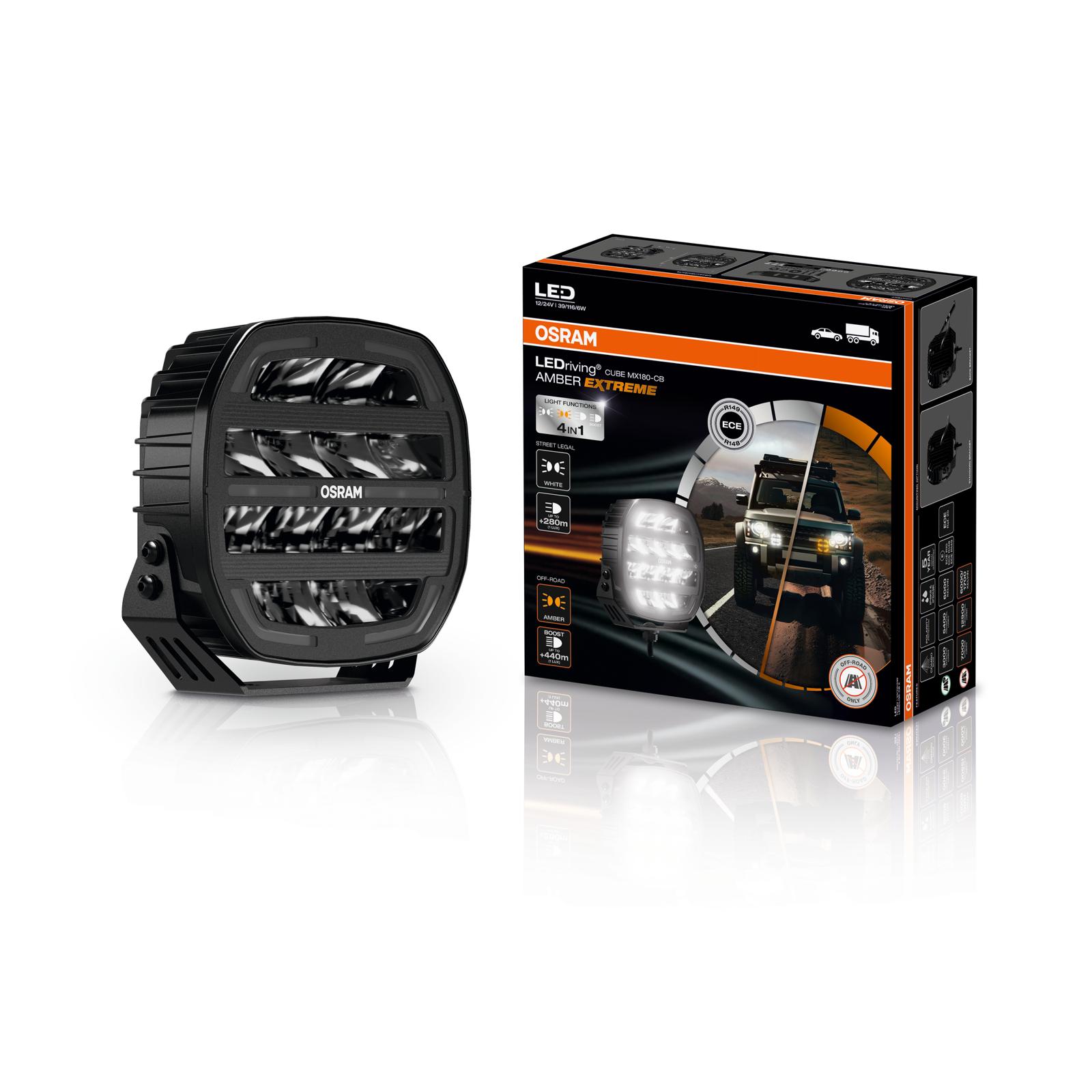 Osram LEDriving CUBE MX180-CB AMBER EXTREME | 7″