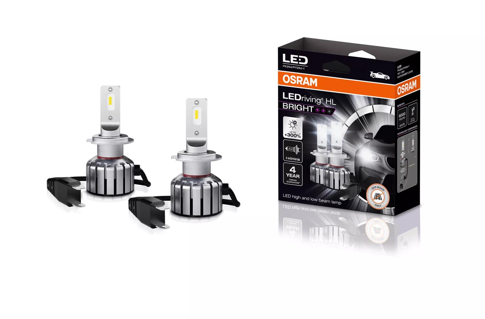 OSRAM LEDriving HL BRIGHT H7/H18 2