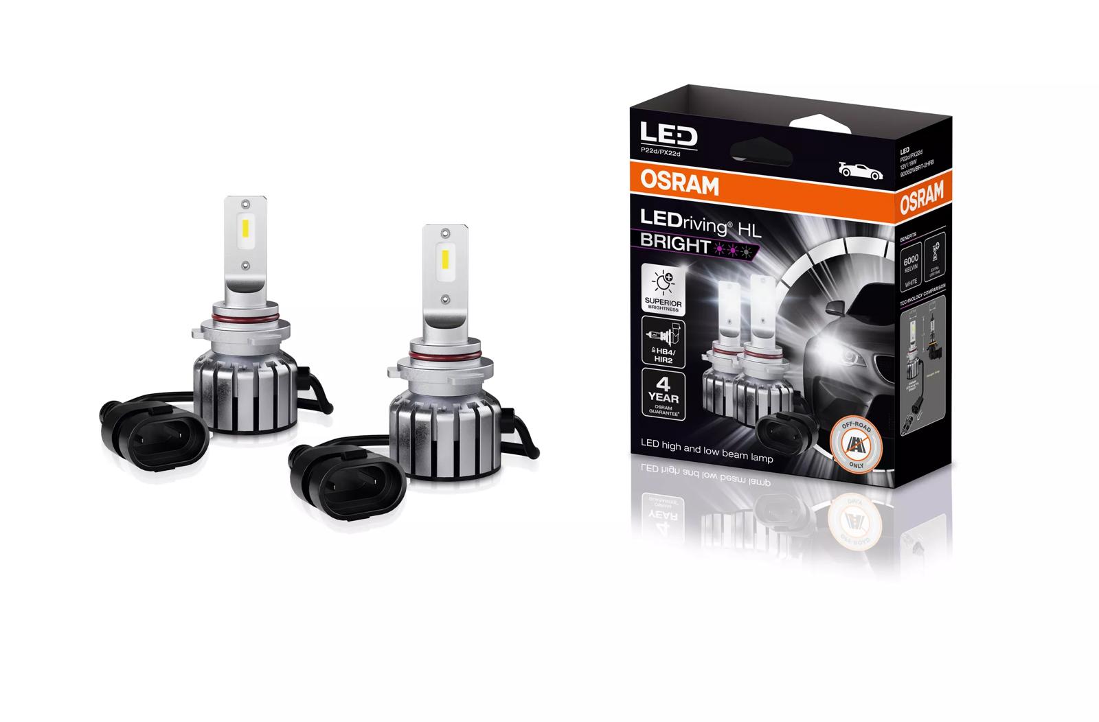 OSRAM LEDriving HL BRIGHT HB4/HIR2 9006DWBRT-2HFB 2